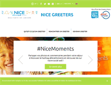Tablet Screenshot of nice-greeters.com